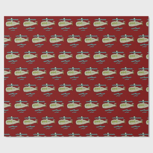 Submarine Geschenkpapier (Flach)