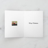 Submarine Santa - Weihnachtskarte Karte (Innenseite)