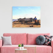 Submarine Torpedo Boat HL Hunley C Chapman 1863 Leinwanddruck (Insitu (Wohnzimmer))