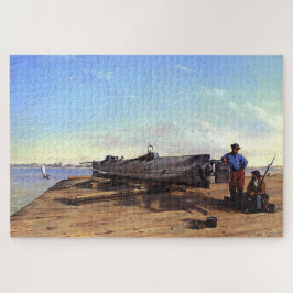 Submarine Torpedo Boat HL Hunley C Chapman 1863 Puzzle