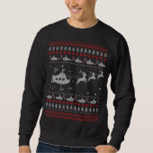 Submarine Ugly Christmas Sweater Sweatshirt (Vorderseite)