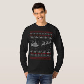 Submarine Ugly Christmas Sweater T-Shirt (Vorne ganz)