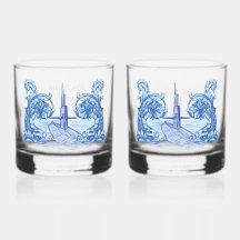 Submarine Whiskey Glasses Gift Set