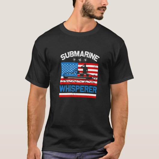 Submarine Whisperer Submariner Veteran T-Shirt (Vorderseite)