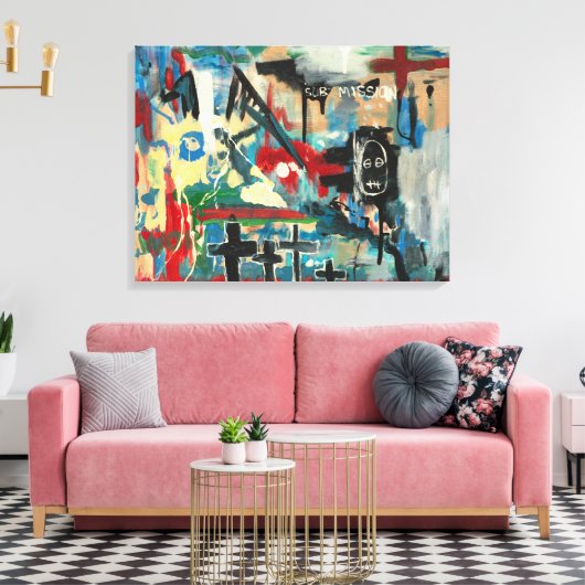 submission. leinwanddruck (Insitu (Wohnzimmer))