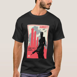 SUBMIT Sie! Plakatkunst - dunkles Shirt
