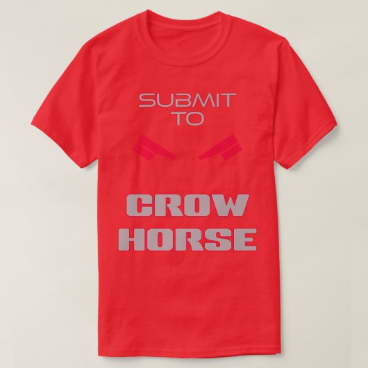Submit to Crow Horse 2 Crows Samurai Dark T-Shirt (Design vorne)