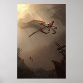 Subnautica - Reaper Leviathan Poster