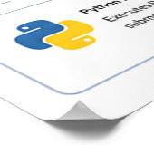 Subnested Python-Format Poster (Ecke)