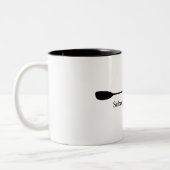 Suboptimal Entry Kayak Paddle Zweifarbige Tasse (Links)