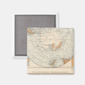 Subpolarregion und Polynesien Magnet (Vorderseite/Rückseite)
