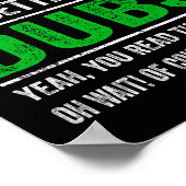 Subs sind besser als Dubs japanischen Funny Anime  Poster (Ecke)