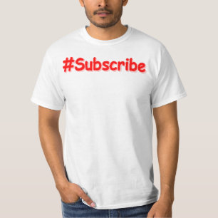 "#Subscribe" Niedliches Design. Jetzt kaufen T-Shirt