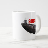 SUBSIM Jumbo-Tasse - U-Boot (Vorderseite Rechts)