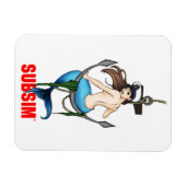 SUBSIM Mermaid Magnet (Horizontal)