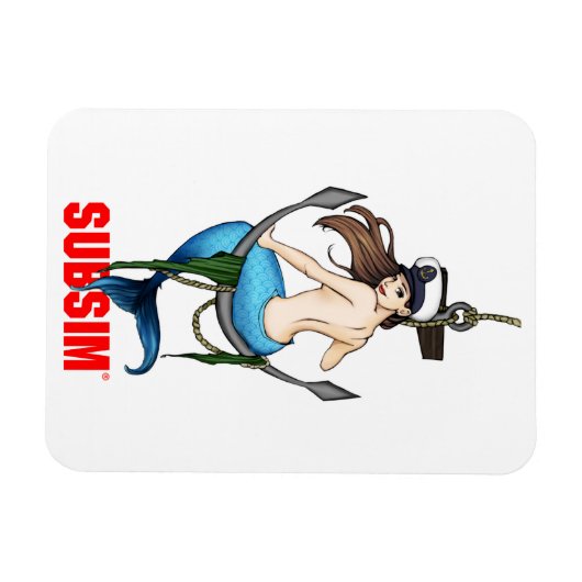 SUBSIM Mermaid Magnet (Horizontal)