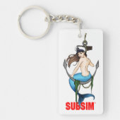 SUBSIM Mermaid/Tonnage Key Chain Schlüsselanhänger (Vorderseite)