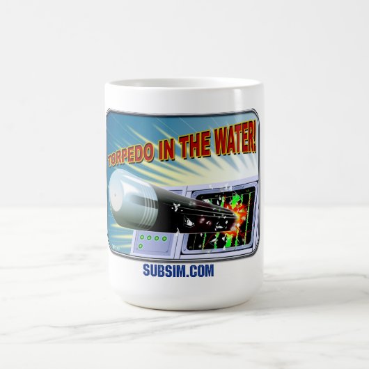 SUBSIM Torpedo im Wasser 15. oz Tasse (Mittel)
