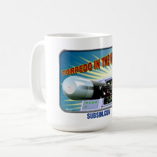 SUBSIM Torpedo im Wasser 15. oz Tasse