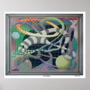 Substanz-kreative Grafik-psychedelisches Plakat