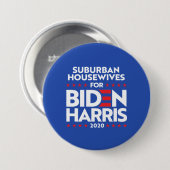 SUBSTANZHAUS FÜR BIDEN HARRIS BUTTON (Vorne & Hinten)