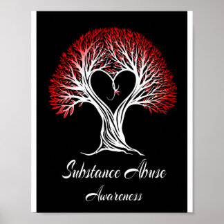 Substanzmissbrauch Autismus Awareness Poster