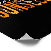 Substanzmissbrauch Counselor Leopard Herbst Herbst Poster (Ecke)
