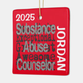 Substanzmissbrauchsberater Extraordinaire CUSTOM Keramikornament (Links)