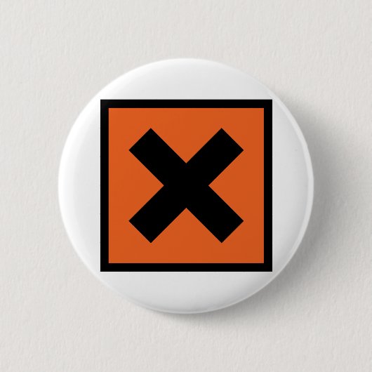 Substanzzeichen des Chemikers x Button (Vorderseite)