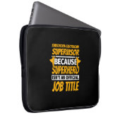 Substation Electrical Supervisor Funny Spaß Gift Laptopschutzhülle (Vorne Rechts)