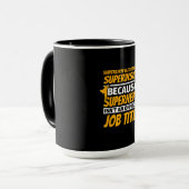 Substation Electrical Supervisor Funny Spaß Gift Tasse (Vorderseite Links)
