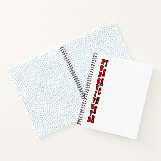 Substitute Teacher Notizblock (Innenseite)