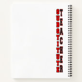 Substitute Teacher Notizblock (Rückseite)