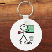 Substitute Teacher Schlüsselanhänger (Vorderseite)