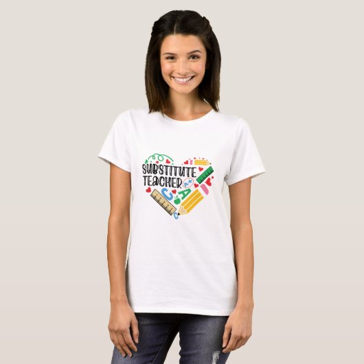 Substitute Teacher T-Shirt (Vorne ganz)