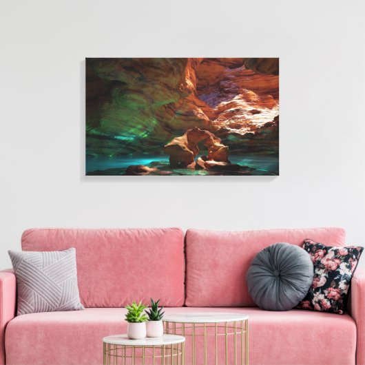Subterrane Canvas Print Leinwanddruck (Insitu (Wohnzimmer))