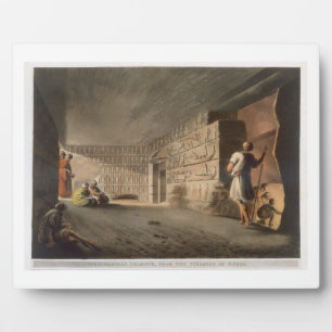 Subterranean Chamber near the Pyramids at Geeza, p Fotoplatte