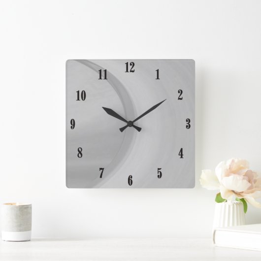 subtil quadratische wanduhr (Zuhause)