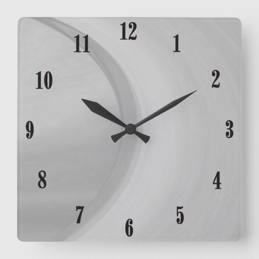 subtil quadratische wanduhr (Vorderseite)