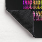 Subtile 67 Six Seven Brainrot versteckte Nachricht Mousepad (Ecke)