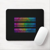 Subtile 67 Six Seven Brainrot versteckte Nachricht Mousepad (Mit Mouse)