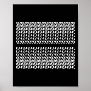 Subtile 67 Six Seven Brainrot versteckte Nachricht Poster