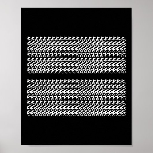 Subtile 67 Six Seven Brainrot versteckte Nachricht Poster (Vorne)