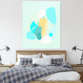 Subtile abstrakte Komposition Stretched Canvas Pri Leinwanddruck (Insitu (Schlafzimmer))