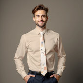 Subtile Abstrakte Kunst Krawatte