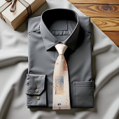 Subtile Abstrakte Kunst Krawatte