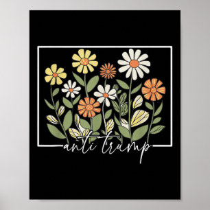 Subtile Anti-Trump-Blume Poster