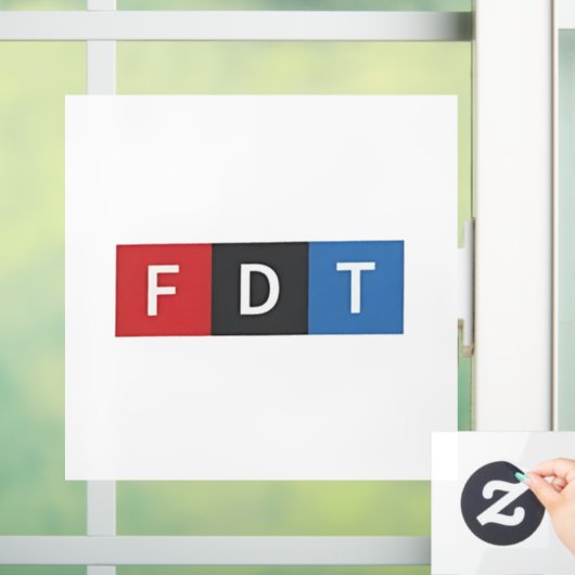 Subtile Anti-Trump FDT Anti-Maga-Demokraten Fensteraufkleber (Zuhause)