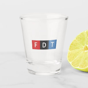 Subtile Anti-Trump FDT Anti-Maga-Demokraten Schnapsglas