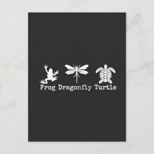 Subtile Anti-Trump FDT Anti-Maga-Froschschildkröte Feiertagspostkarte